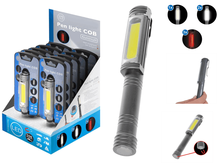 COB-LED Stiftleuchte Aluminium COB-LED Stiftleuchte Aluminium