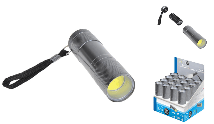 COB-LED Taschenlampe Aluminium COB-LED Taschenlampe Aluminium