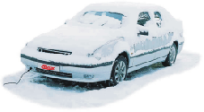 Auto im Schnee