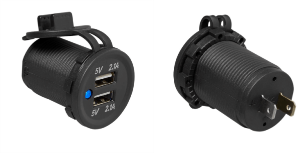 USB Einbau-Ladeger�t 2-fach 