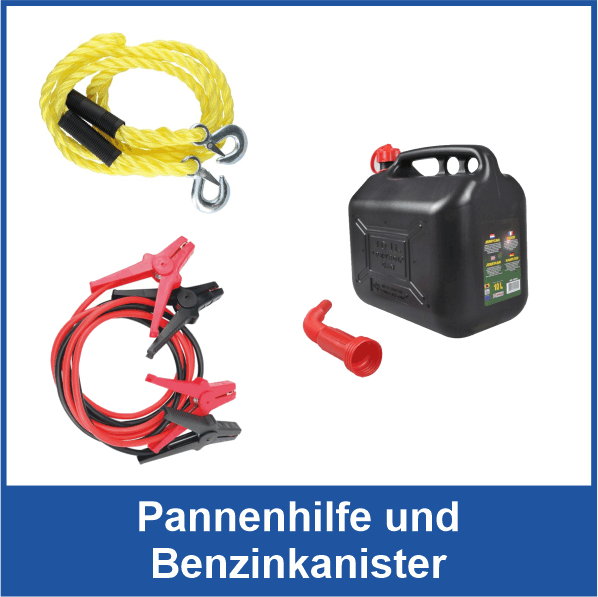 Pannenhilfe und Benzinkanister