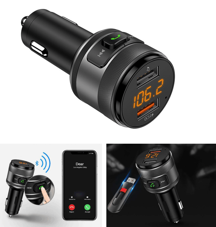 Bluetooth FM-Transmitter mit USB Ladeger�t