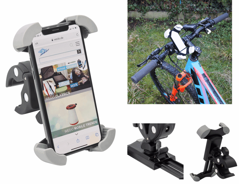 Smartphone Klemmhalter fr Fahrradlenker