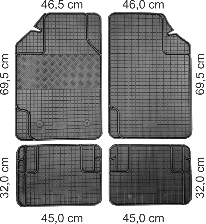 JOM 20693 Kofferraum matte Gummimatte 121x81cm Universal