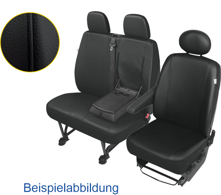 Passform Sitzbezge Ford Transit Custom Kunstleder