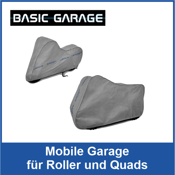 Mobile Vollgarage für Roller und Quads
