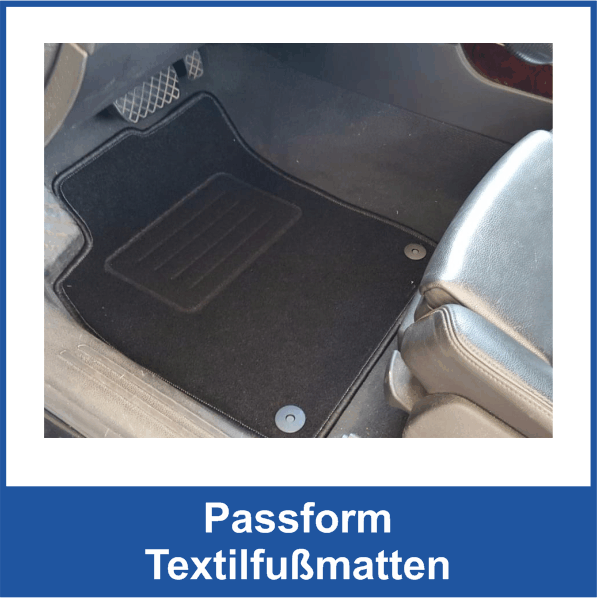 Passform Textilfu�matten