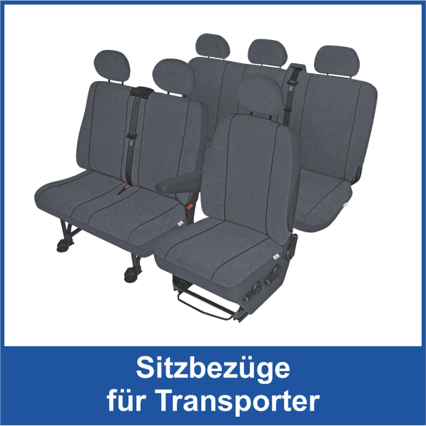 Transportersitzbezüge aus robustem Polyestermaterial