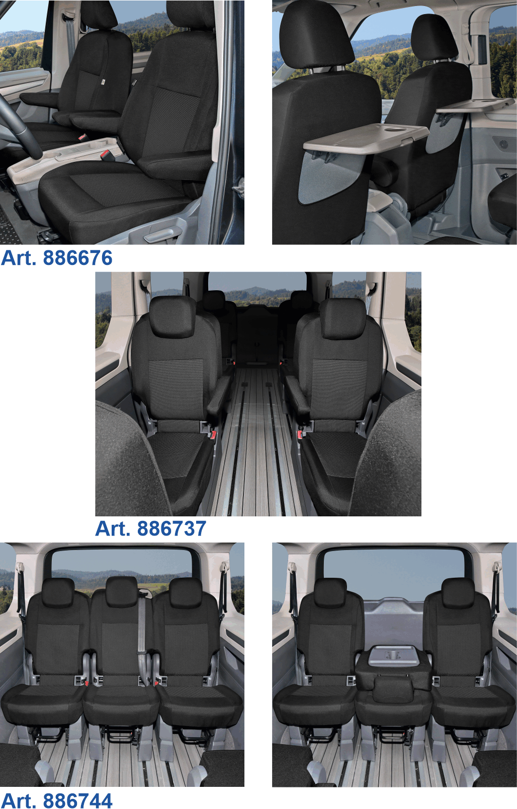 Passform Sitzbezüge VW T7 Multivan