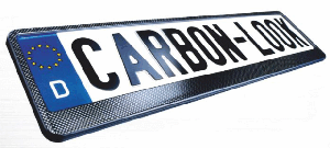 Nummernschildverstärker Carbon-Look Nummernschildverstärker Carbon-Look